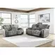 Ultimax Shadow 76" Zero Gravity Power Reclining Loveseat with Console and USB Charging