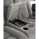 Ultimax Shadow 76" Zero Gravity Power Reclining Loveseat with Console and USB Charging
