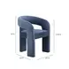Malone Denim Blue Performance Fabric Upholstered Dining Chair