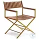 Akira Brown Tobacco Leather Chair