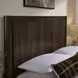 Lodge and Loft Dark Oak King Radius Poster Bed