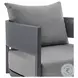 Menorca Gray Outdoor Swivel Rocking Chair
