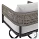 Alegria Gray Outdoor Patio Swivel Rocking Chair
