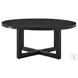Menorca Black Outdoor Round Coffee Table