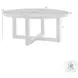 Menorca Black Outdoor Round Coffee Table