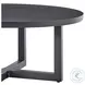 Menorca Gray Outdoor Round Coffee Table