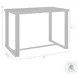 Alegria Black Outdoor 59" Rectangular Counter Height Dining Table