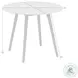 Kylie Black Eucalyptus Outdoor 36" Round Dining Room Set
