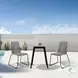 Kylie Black Eucalyptus Outdoor 36" Round Dining Room Set