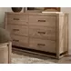 Lodge and Loft Blond Oak Radius Poster Bedroom Set