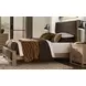 Lodge and Loft Sedona Performance Fabric Queen Upholstered Panel Bed