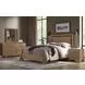 Lodge and Loft Blond Oak Floating Panel Bedroom Set