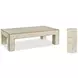 Freyja Crystal Stone Occasional Table Set