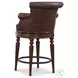 Brooks Venetian Regal Alabama Coco Leather Counter Height Stool