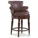 Brooks Venetian Regal Alabama Coco Leather Counter Height Stool