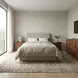 Dawson Light Gray California King Upholstered Platform Bed