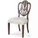 Heart Pearl Silk Side Chair