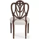 Heart Pearl Silk Side Chair