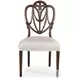 Heart Pearl Silk Side Chair