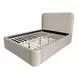 Dawson Light Gray California King Upholstered Platform Bed