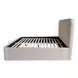 Dawson Light Gray California King Upholstered Platform Bed
