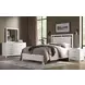 Lodge and Loft Soft White King Floating Panel Bed