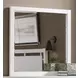Lodge and Loft Soft White Square Dresser Mirror