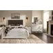 Lodge and Loft Brown Performance Fabric Queen Upholstered Storage Panel Bed