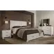 Lodge and Loft Soft White Queen Radius Storage Poster Bed