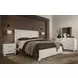 Lodge and Loft Soft White King Radius Poster Bed