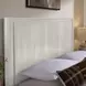 Lodge and Loft Soft White King Radius Poster Bed