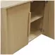 Hudson Light Oak 2 Doors Sideboard