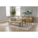 Hudson Light Oak 84" Rectangular Dining Table
