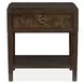 Timberlyn Espresso 1 Drawer Open Nightstand with USB Charging
