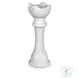 White Marble Queen Chess Table
