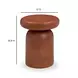 Lydia Red Outdoor Round Side Table