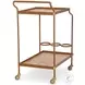 Dash Bleached Burl Bar Cart