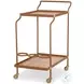 Dash Bleached Burl Bar Cart
