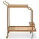 Dash Bleached Burl Bar Cart