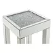 Noralie Silver Small Square End Table