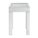Noralie Silver Small Square End Table