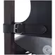 Noah Black Leather Camp Chair
