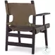 Milo Olive Leather Camp Chair