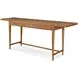 Martha Brown Rectangular Flip Top Console Table