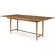 Martha Brown Rectangular Flip Top Console Table