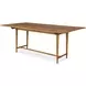 Martha Brown Rectangular Flip Top Console Table