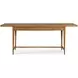 Martha Brown Rectangular Flip Top Console Table