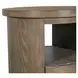 Bosley Lt. Brown Porpoise Round End Table