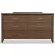 Nordhaven Nordic Walnut Panel Bedroom Set