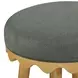 Oodle Green Performance Vegan Mohair Upholstered Counter Height Stool